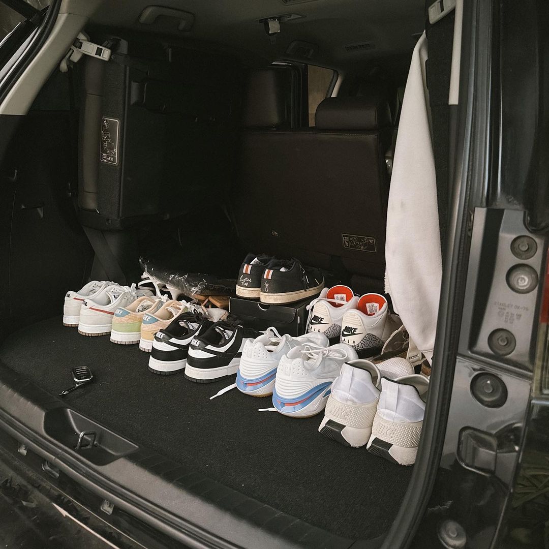 Alyssa Valdez has a big collection of shoes and sneakers