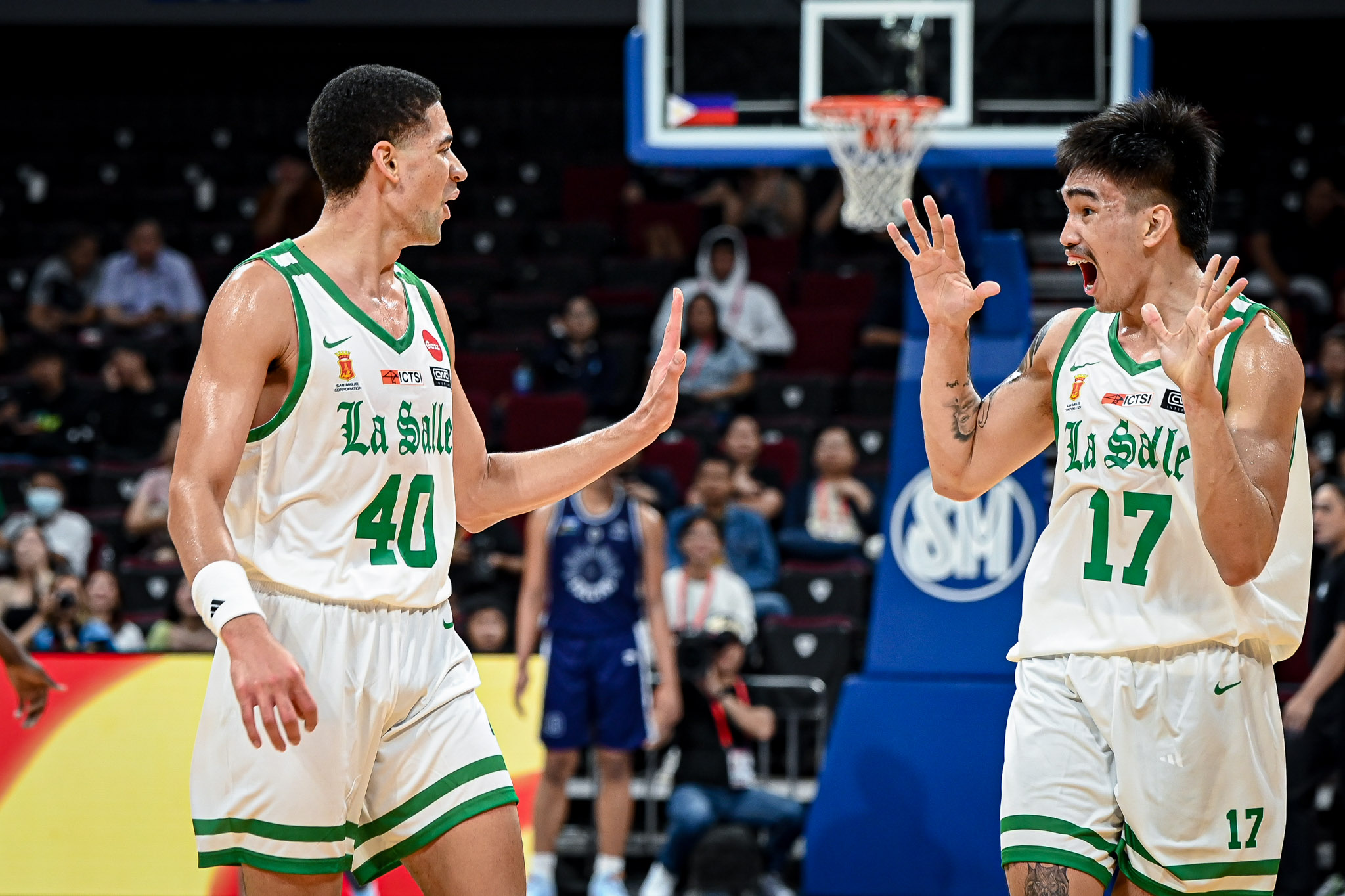 DLSU Green Archers Mike Phillips and Kevin Quiambao (UAAP Season 86)