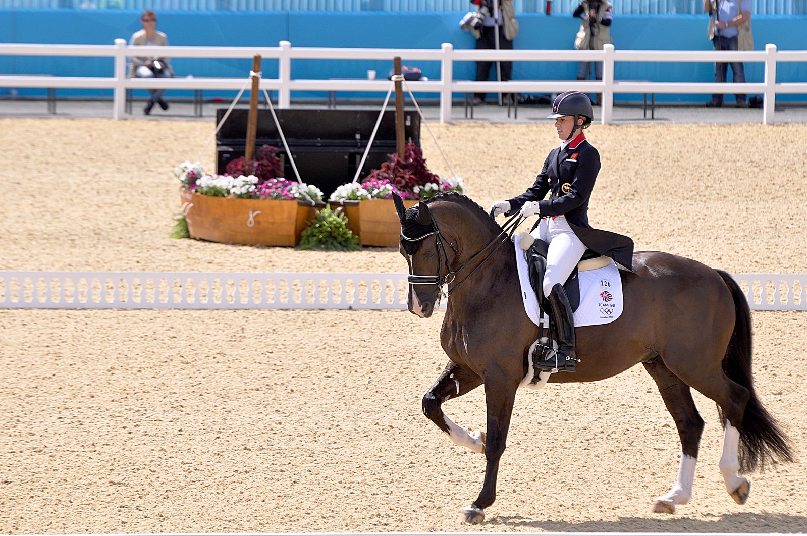 Equestrian Dressage: Charlotte Dujardin and Valegro at London 2012