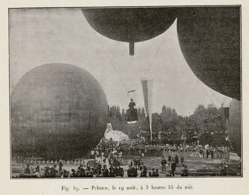 1900_olympic_ballooning_-_pelouse_p_252_of_report_on_exposition_universelle - the game Weirdest sports included in the Olympics: ballooning