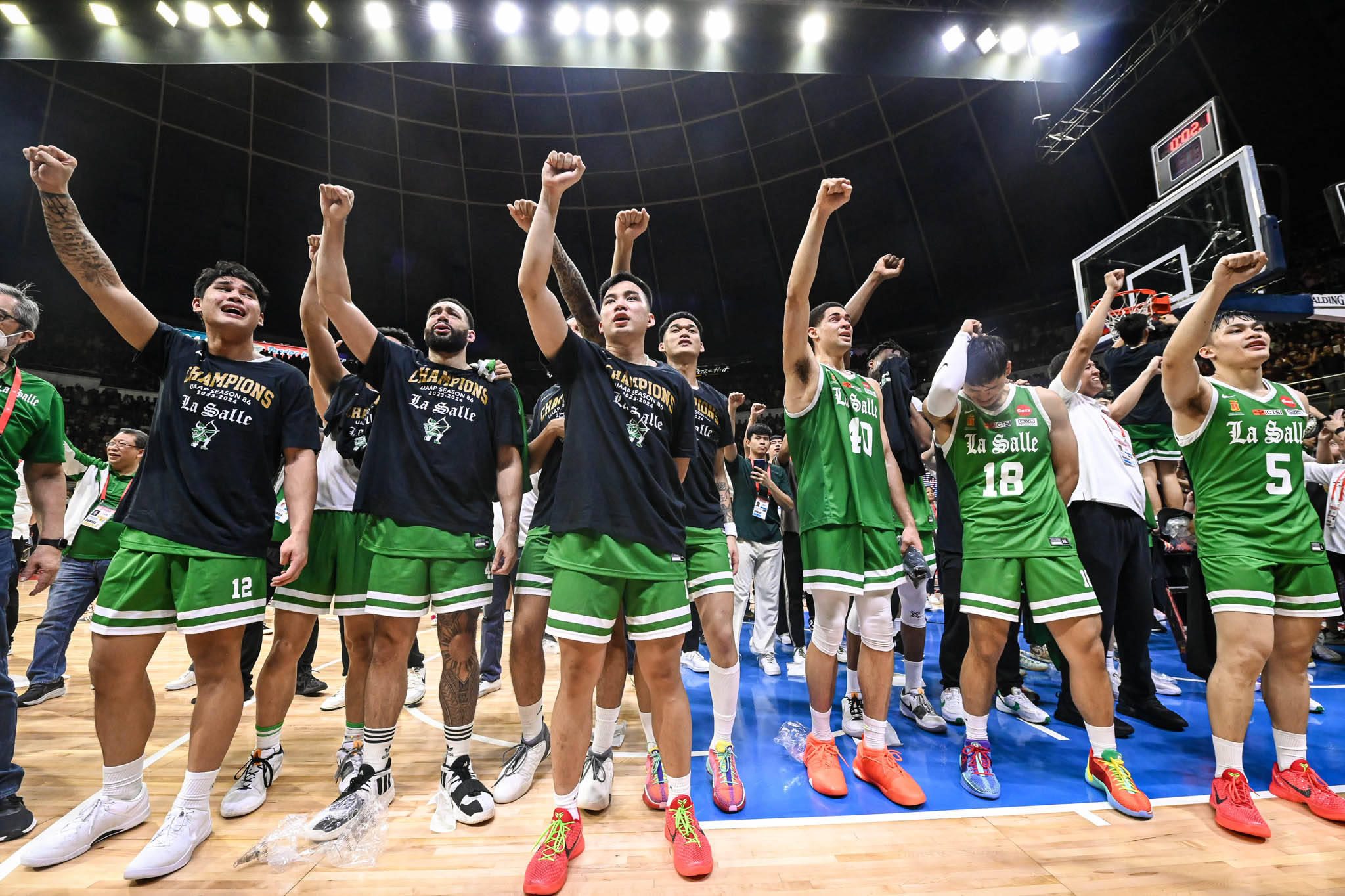 DLSU Green Archers win the UAAP Season 86 men's basketball championship 