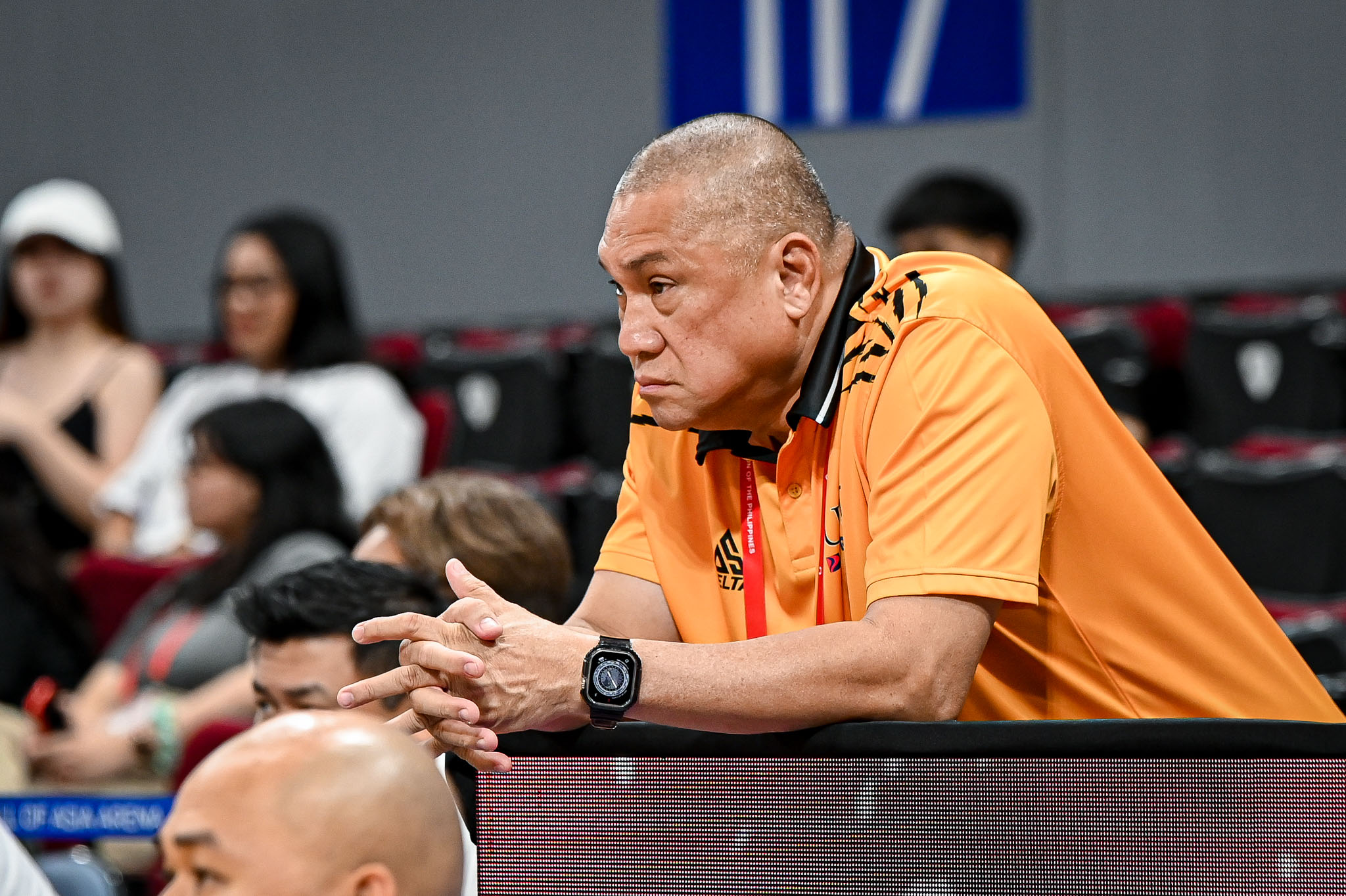 UST head coach Pido Jarencio will be looking to move his team out of last place in UAAP Season 87. (Photo credit: UAAP Media Bureau) 