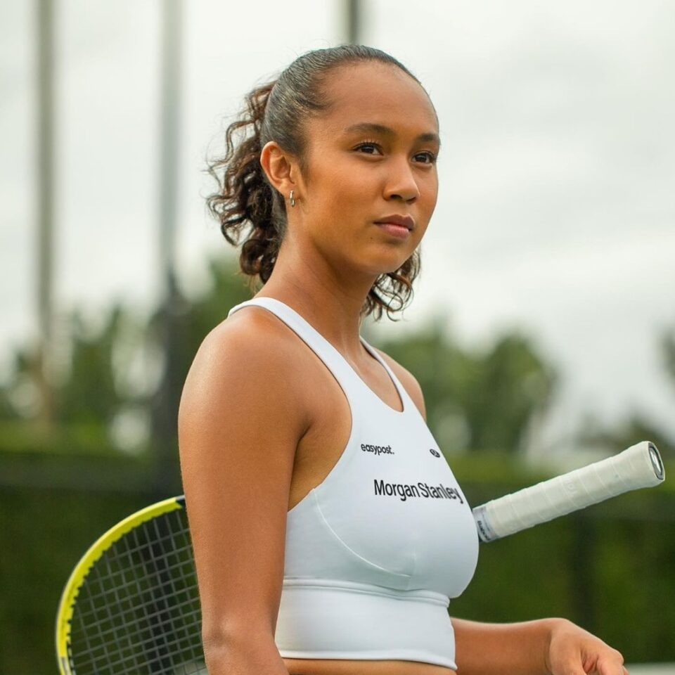 Filipino-Canadian Tennis Player Leylah Fernandez