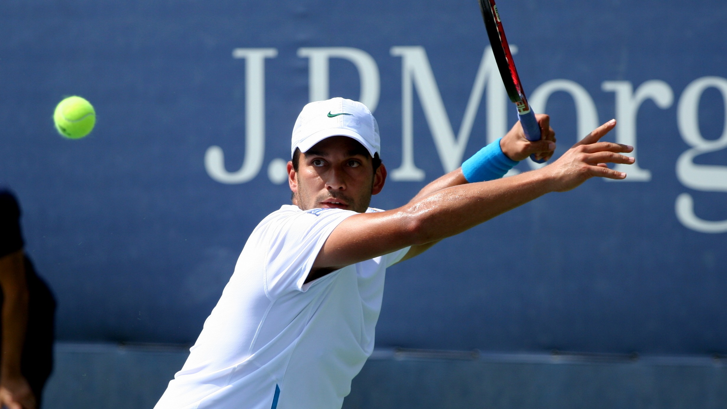 Filipino tennis player Treat Huey in the US Open Grand Slam