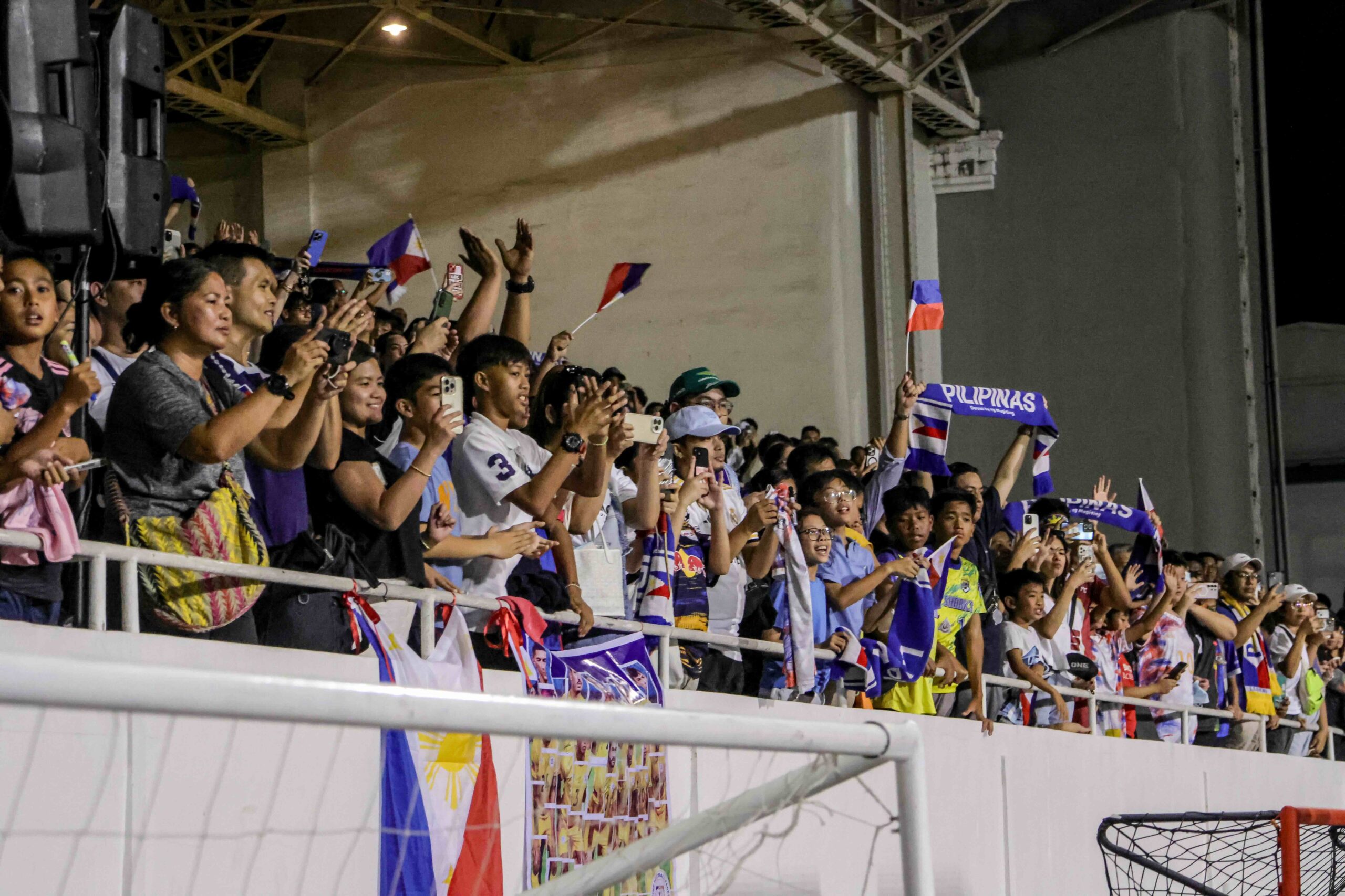 Fans at the Philippines vs Iraq World Cup Qualifier match