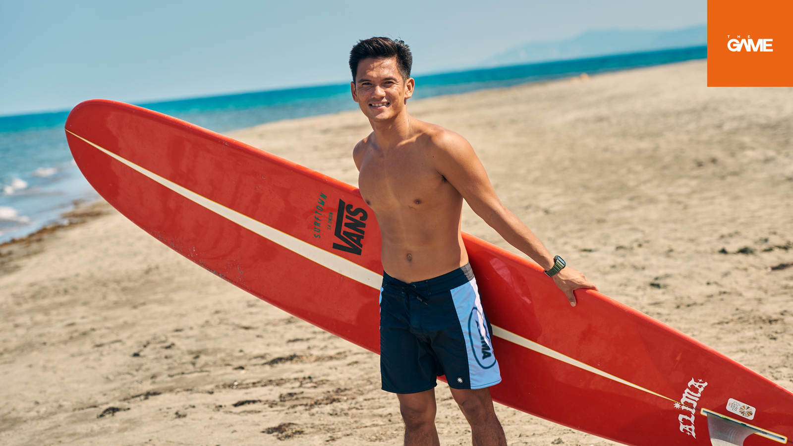 Filipino surfer Jay-R Esquivel for The GAME April 2024 Cover