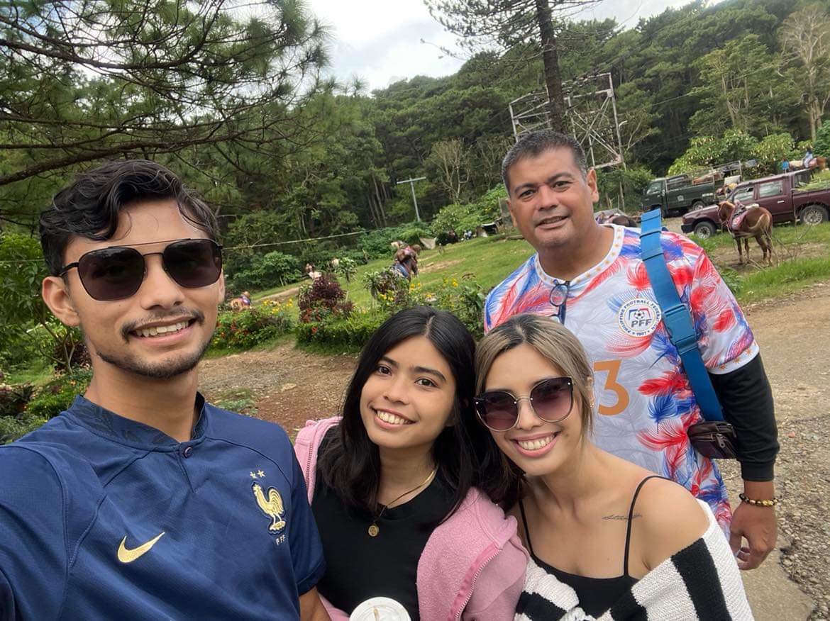 Jarvey Gayoso with his dad, Jayvee Gayoso