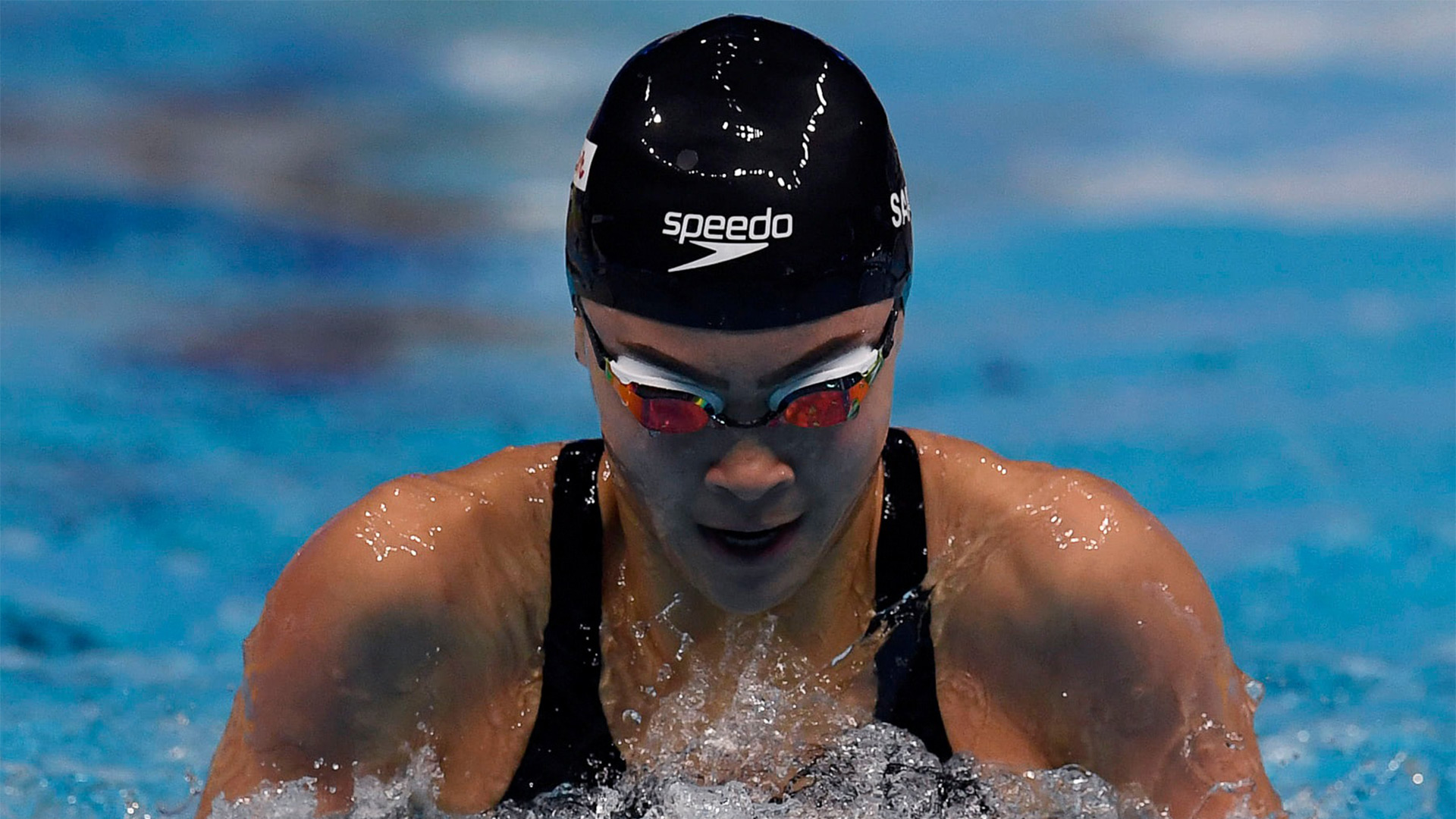 Kayla Sanchez Breaks Previous Record to Enter Women’s 100m Freestyle Semifinals