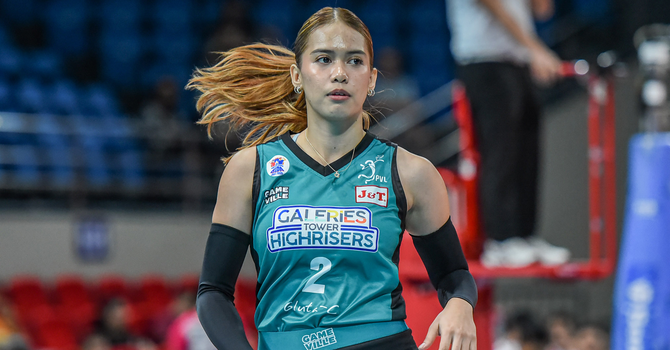 A shot of Galeries Tower rookie Jewel Encarnacion