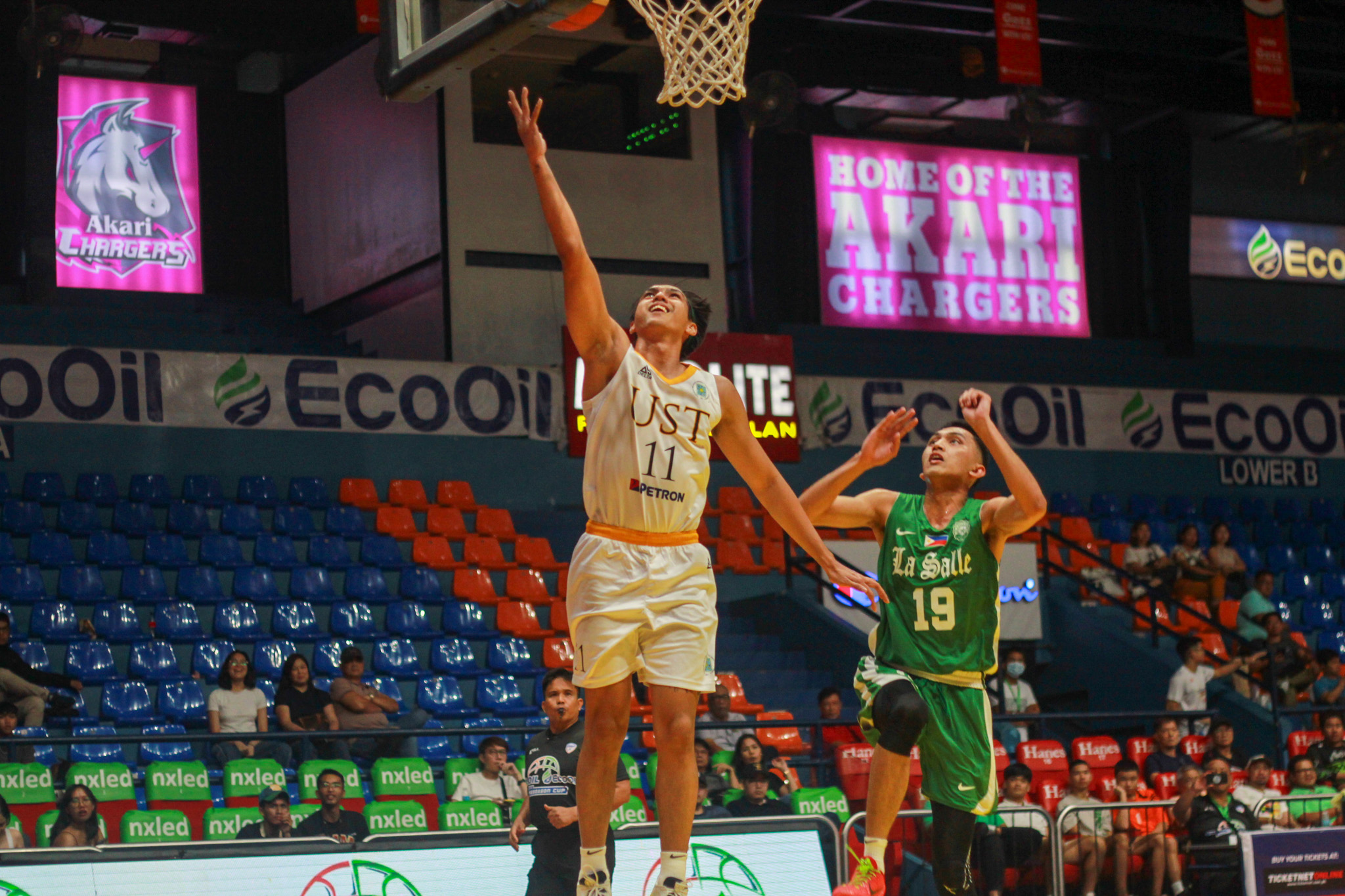 A shot of UST's Forthsky Padrigao