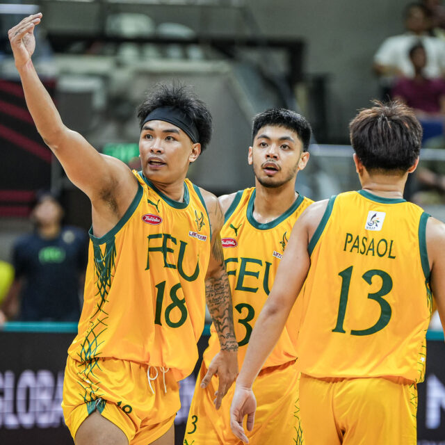 FEU Tamaraws' holdovers Royce Alforque and Jorick Bautista