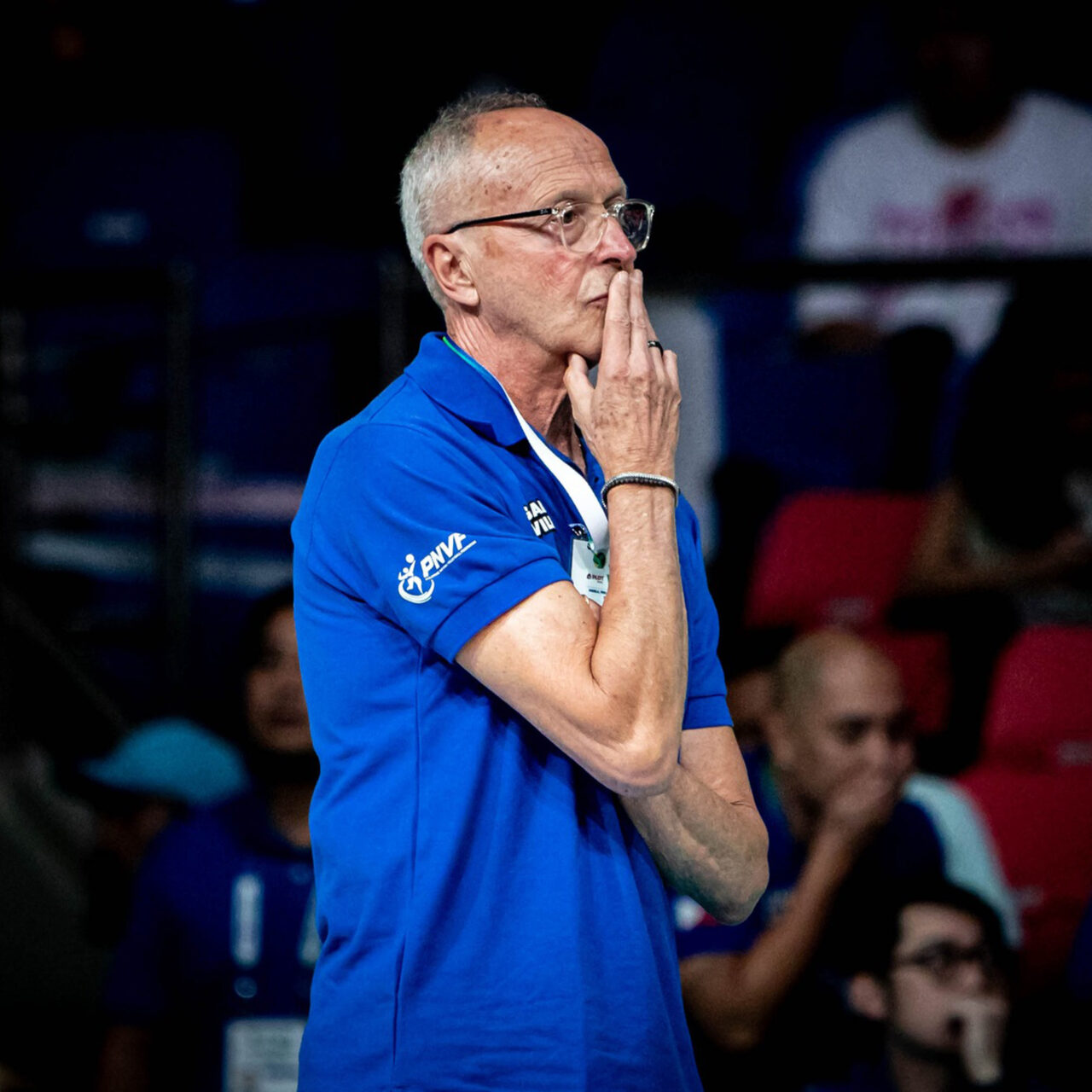 A shot of Alas Pilipinas head coach Angiolino Frigoni