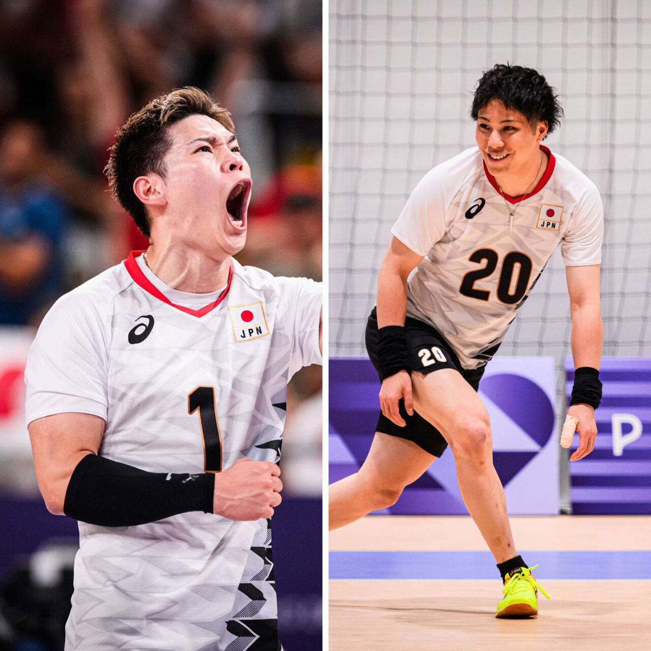 Japan's Yuji Nishida and Tomohiro Yamomoto