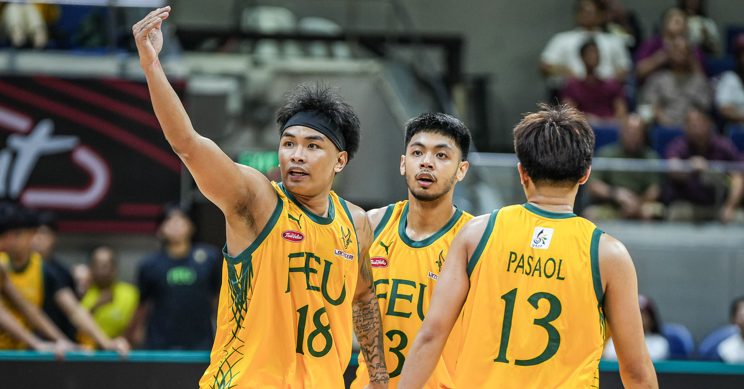 FEU Tamaraws' holdovers Royce Alforque and Jorick Bautista