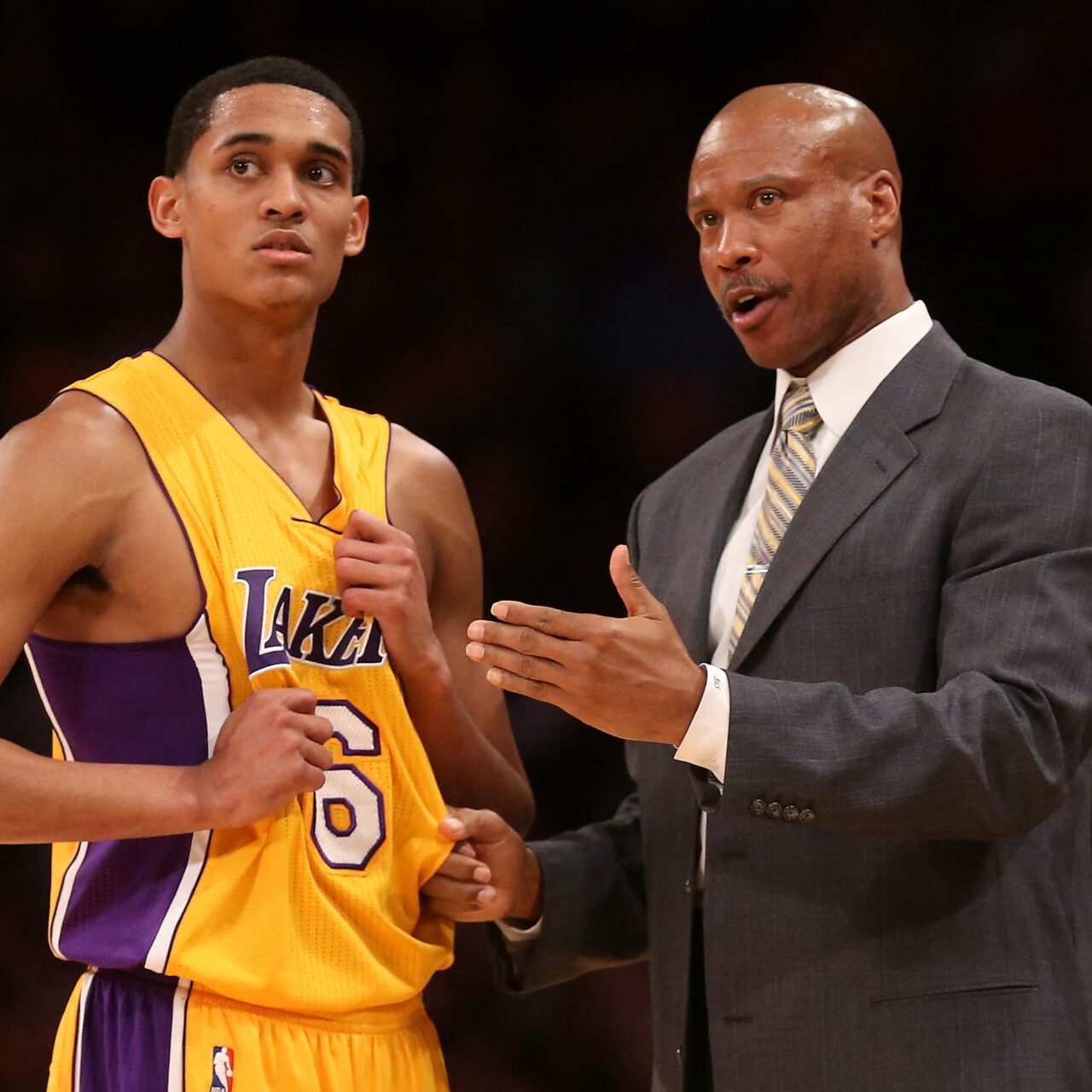 Byron Scott and Jordan Clarkson