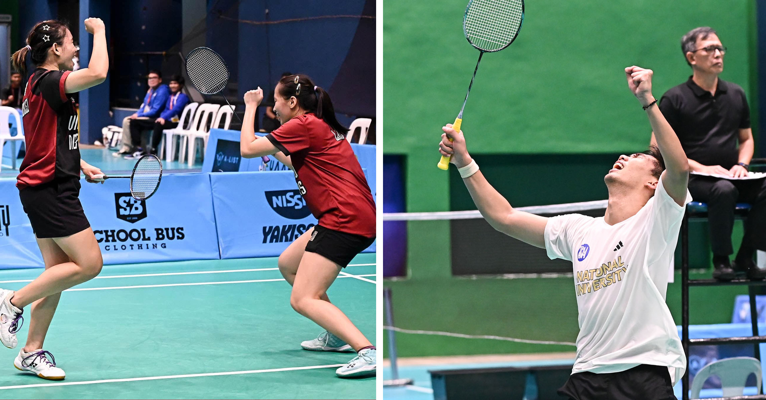 NU Men and UP Women Win UAAP Season 87 Badminton Finals