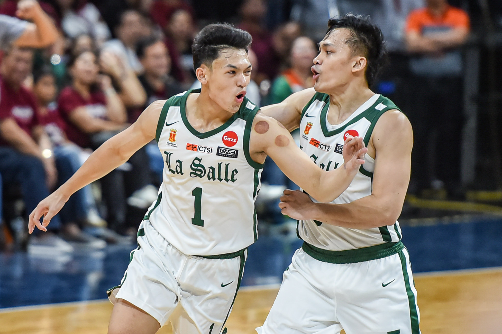 UAAP Season 87 men's basketball tournament: DLSU vs UP (JC Macalalag and Josh David)