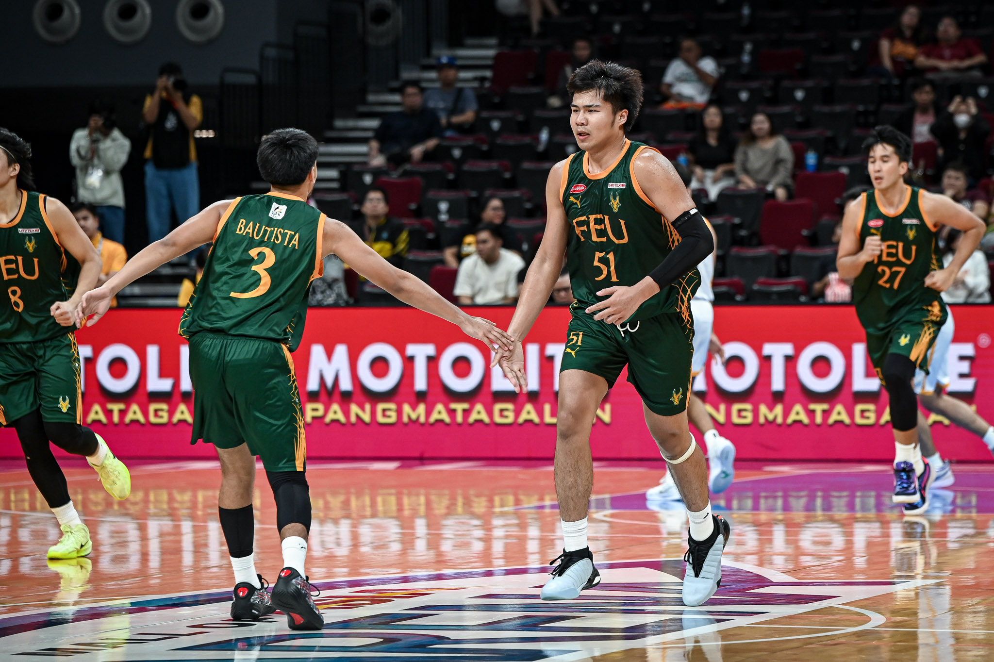 FEU's Veejay Pre and Jorick Bautista