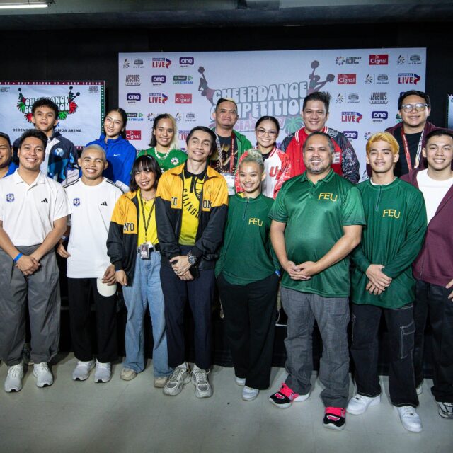 The UAAP Season 87 Cheerdance Competition teams