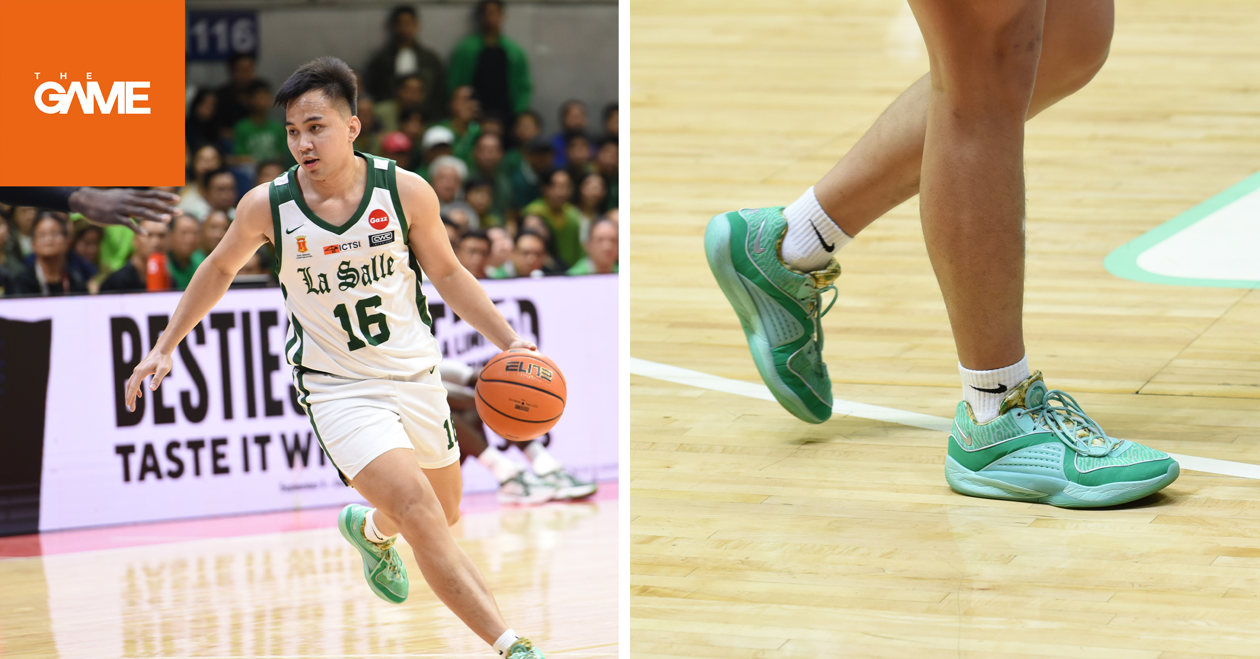 Basketball shoes of the UAAP Season 87 DLSU vs UP Finals: CJ Austria in NIke Zoom KD 16