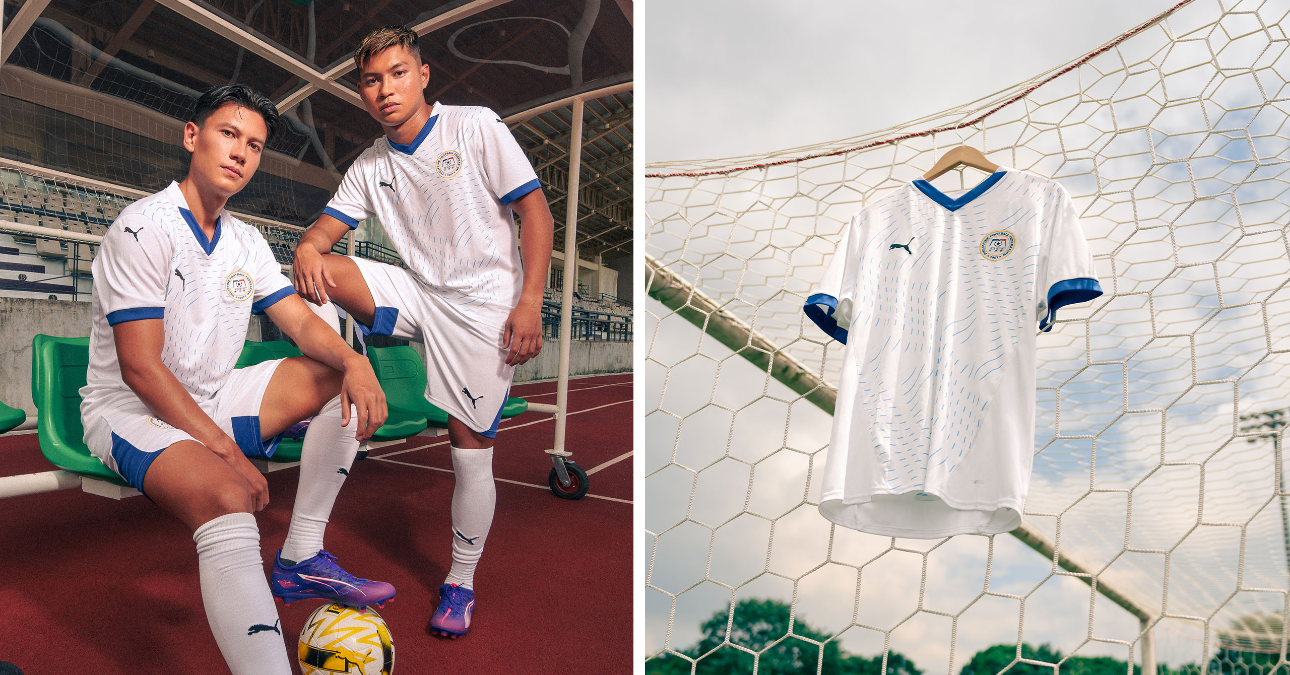 PUMA's 2025 Away Kit designed for the Philippine Men's National Football Team.