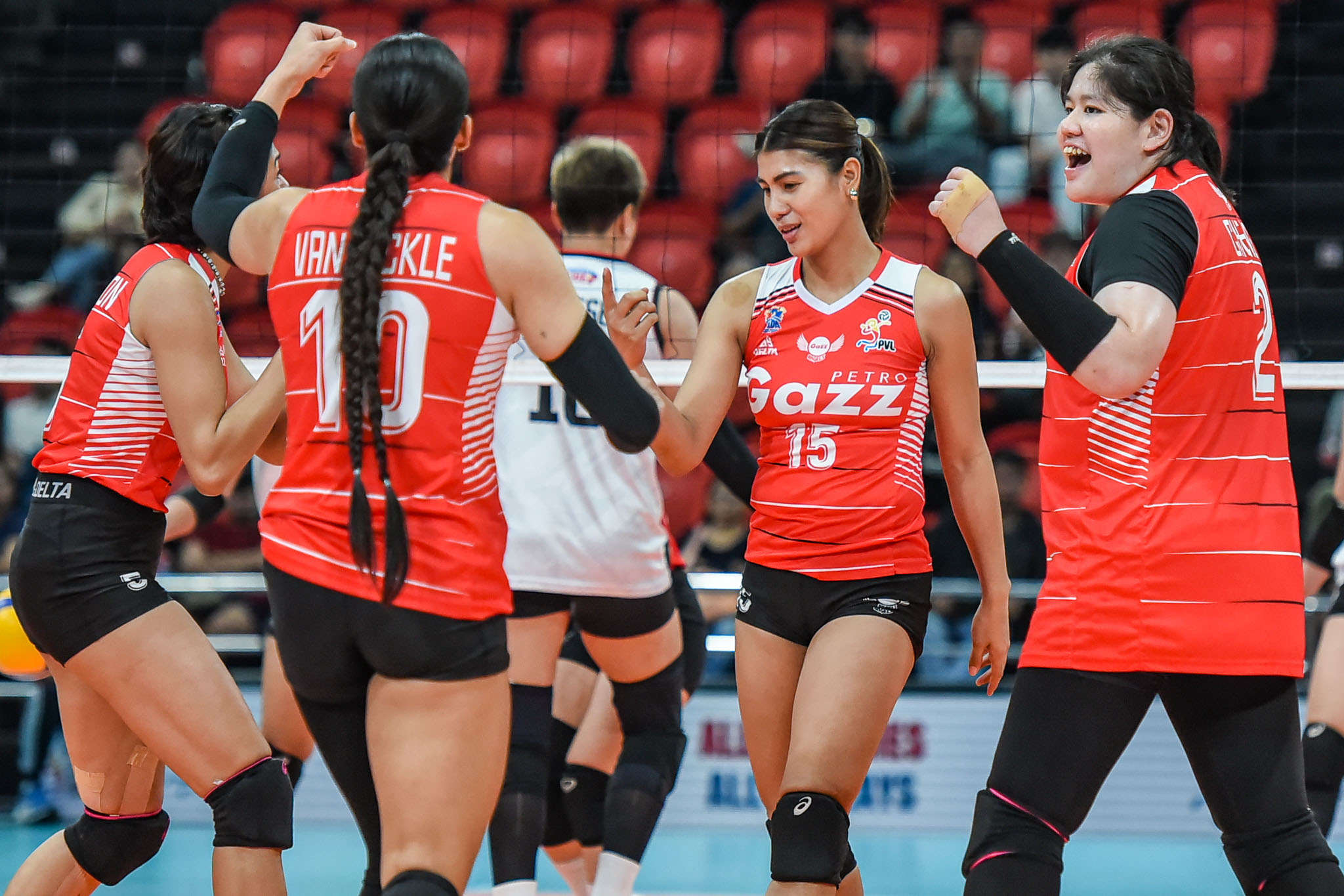 Current PVL top seed Petro Gazz Angels