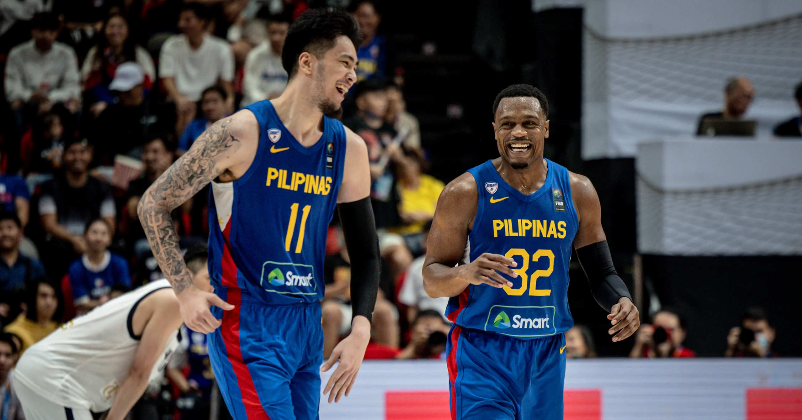 Kai Sotto and Justin Brownlee