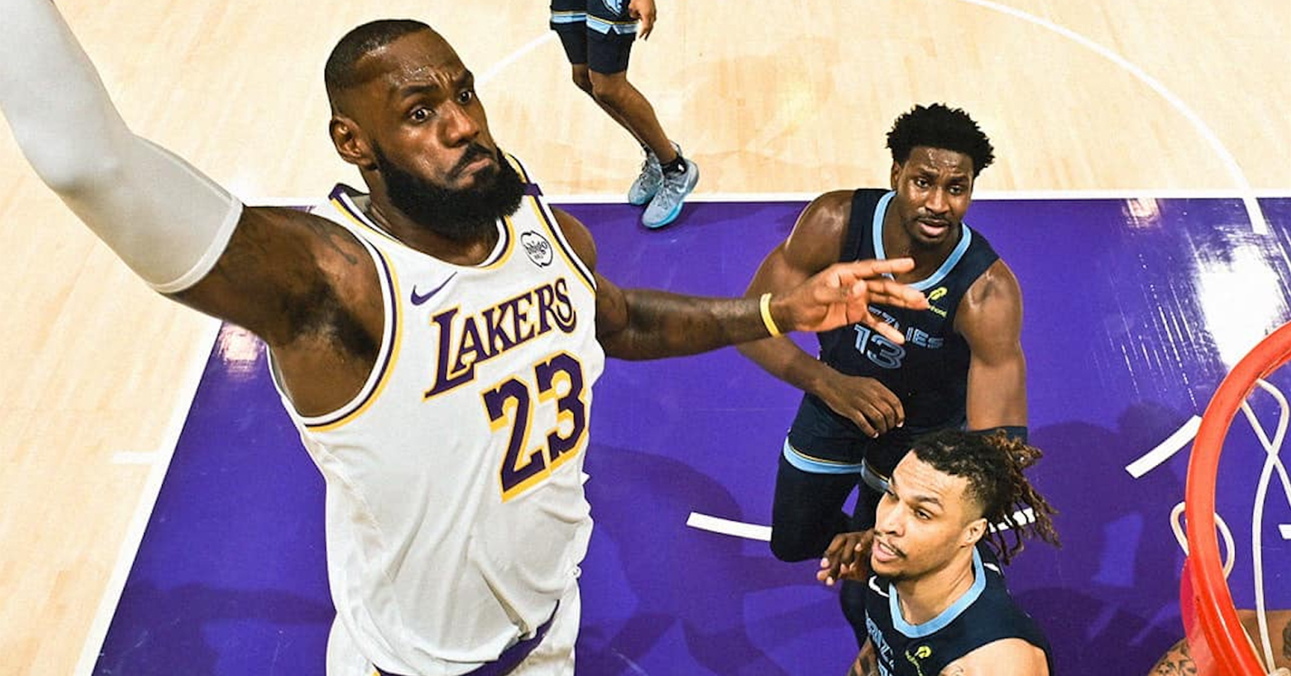 A shot of LeBron James, whose jersey was top-selling among NBA stars in the Philippines