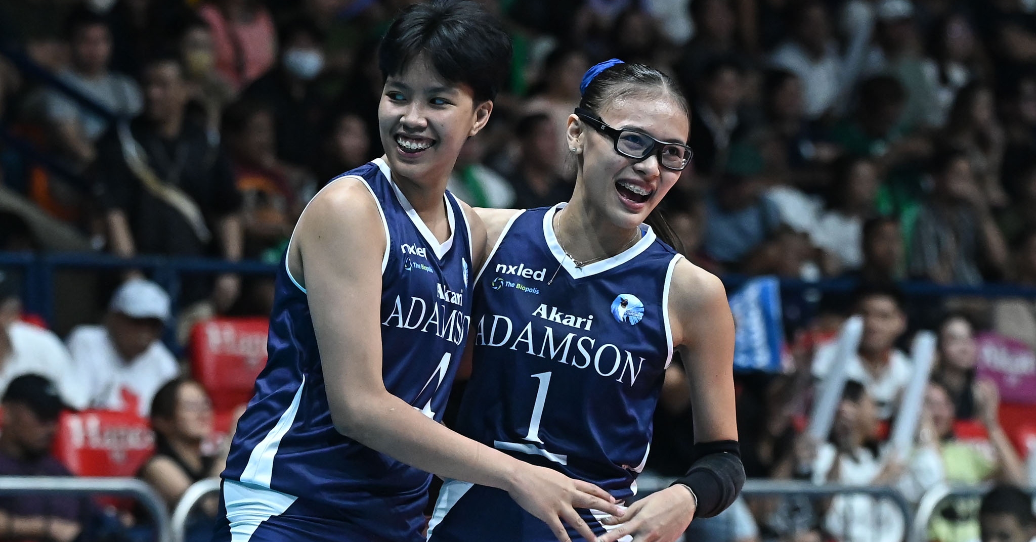 A shot of Adamson super rookie Shaina Nitura