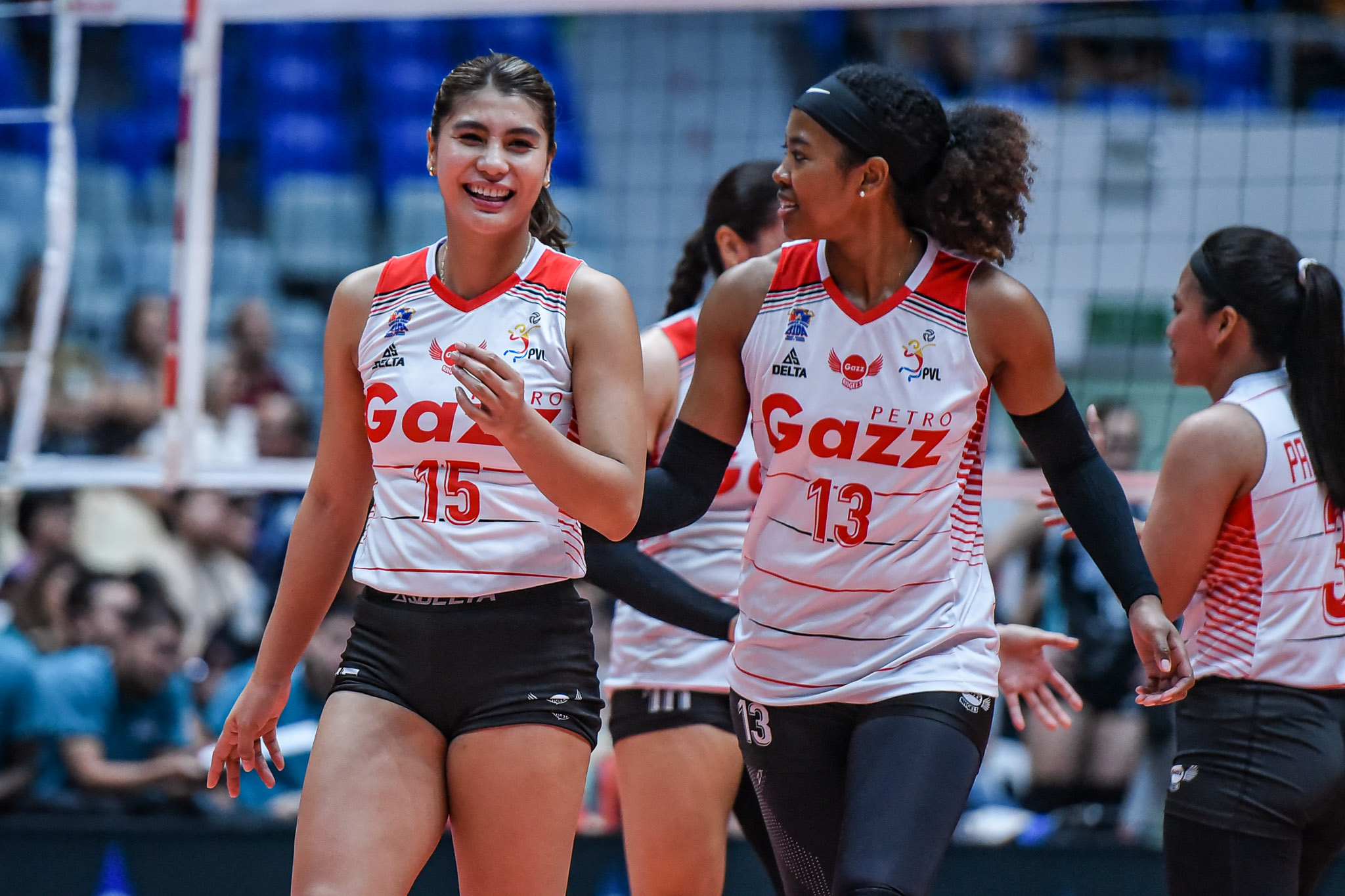 A shot of the Petro Gazz Angels, one of the Philippine teams for the 2025 AVC Champions League 