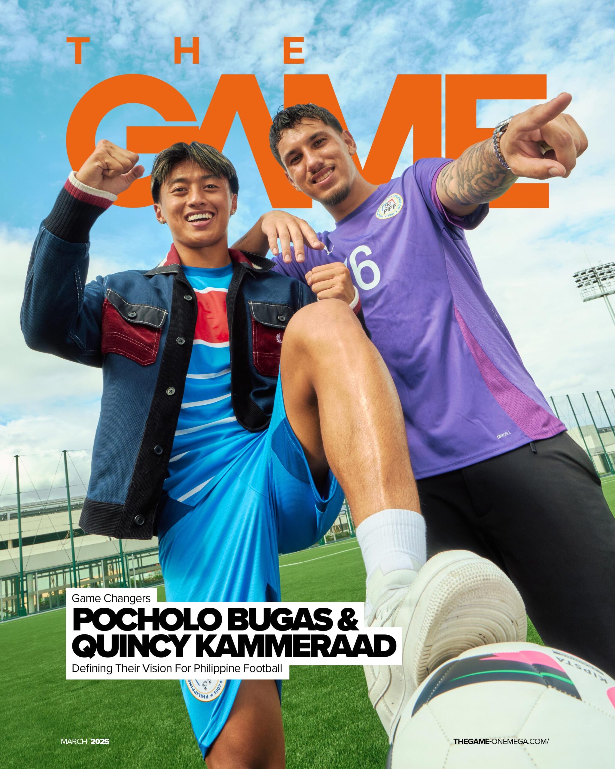 The GAME March 2025 Cover Story: Quincy Kammeraad and Pocholo Bugas (Philippine Football)