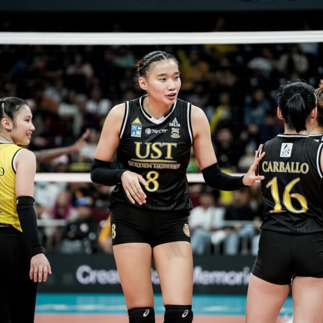 A shot of UST rookie Marga Altea