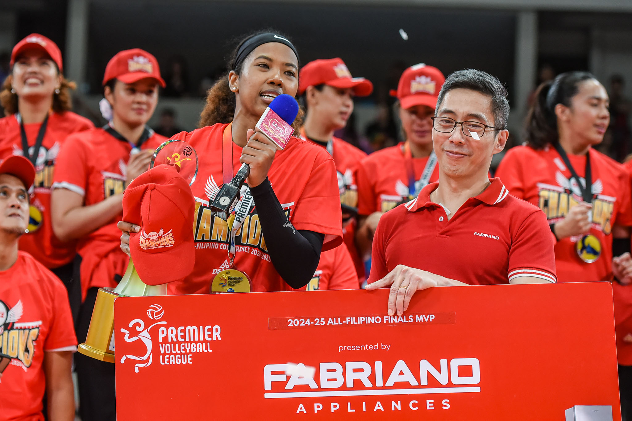 - the game MJ Phillips was the Finals MVP in the Angels' historic All-Filipino title run.