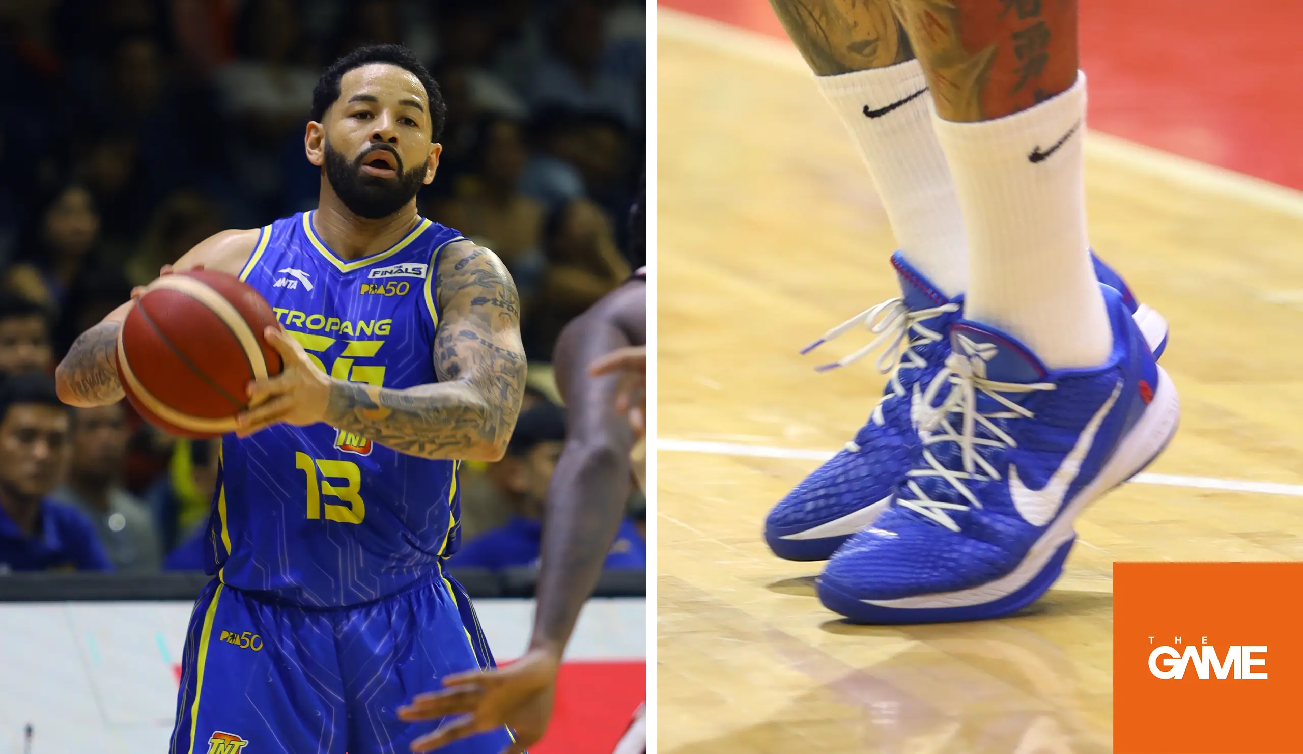 The game 2025 july in-article brian heruela - the game PBA Philippine Cup finals sneakers: Brian Heruela