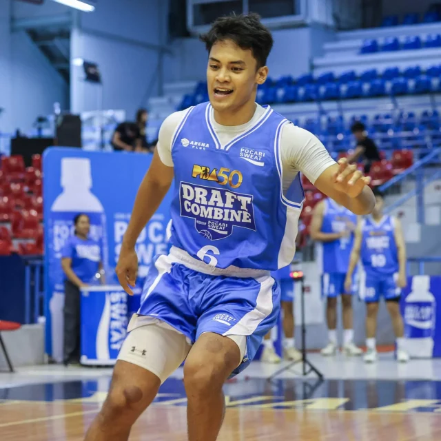 Dalph Panopio at the PBA Draft Combine 2025