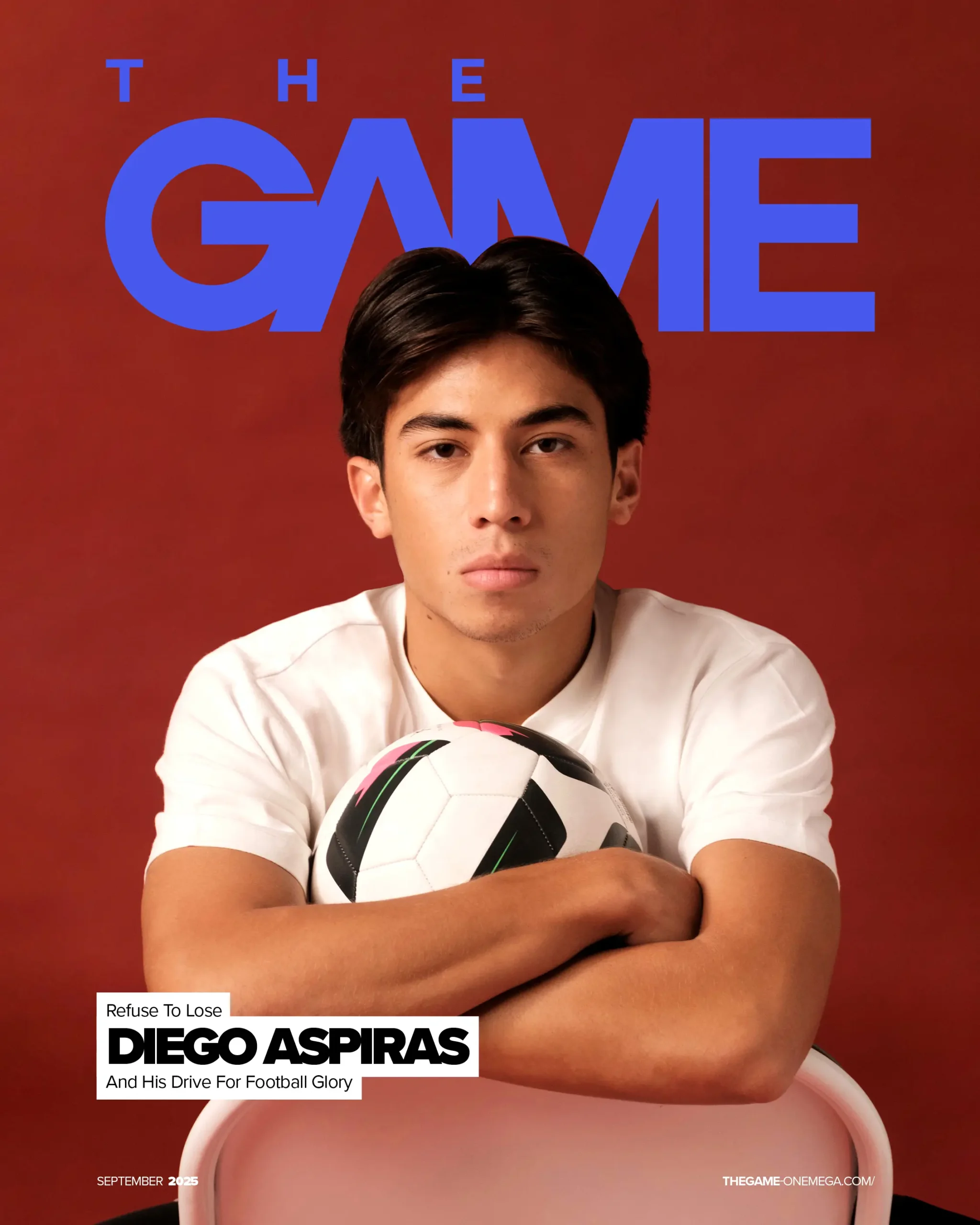 The GAME September 2025 Cover Story featuring Filipino football player Diego Aspiras
