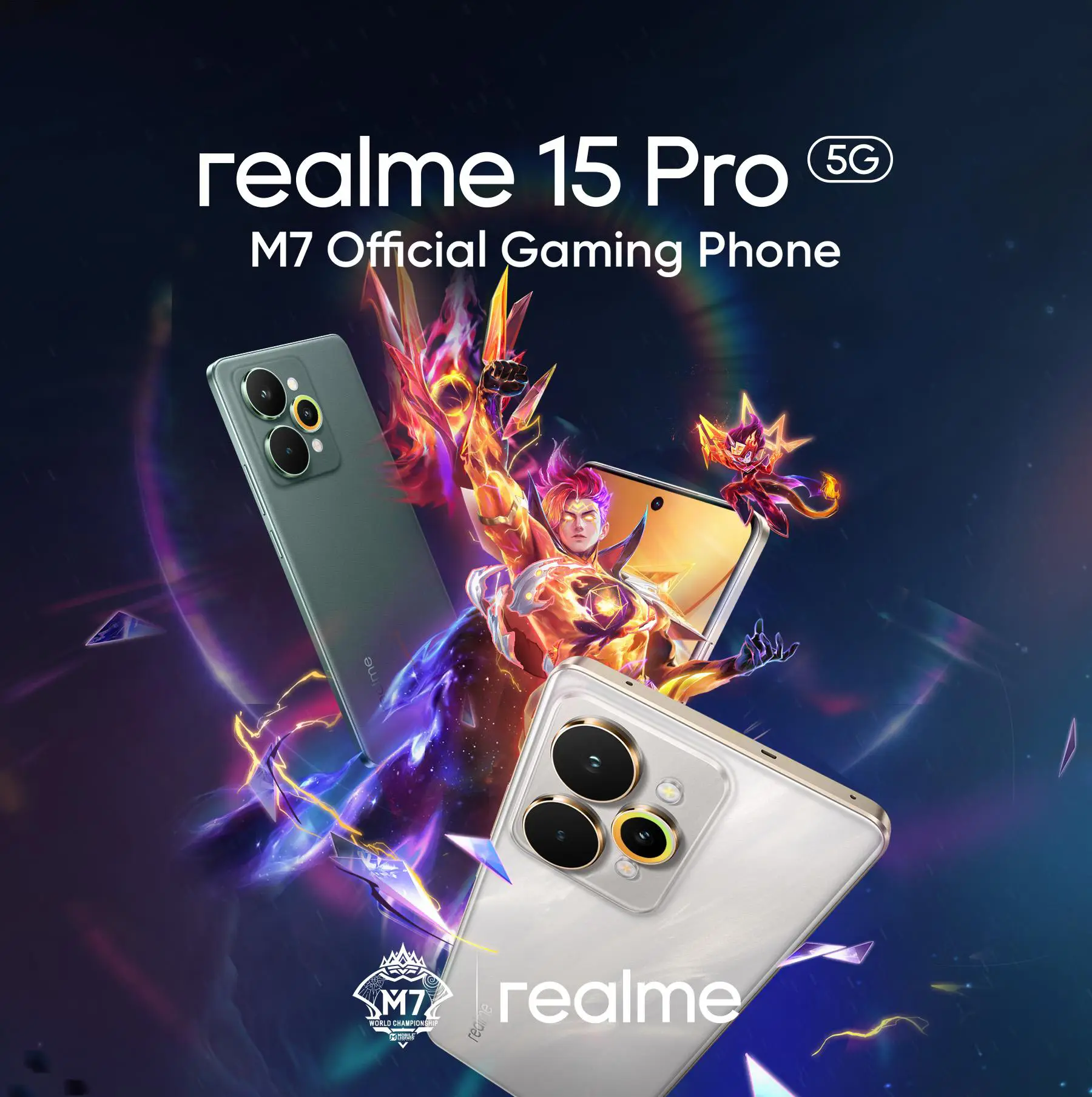- the game realme 15 Pro 5G Powers M7 as Official Gaming Phone