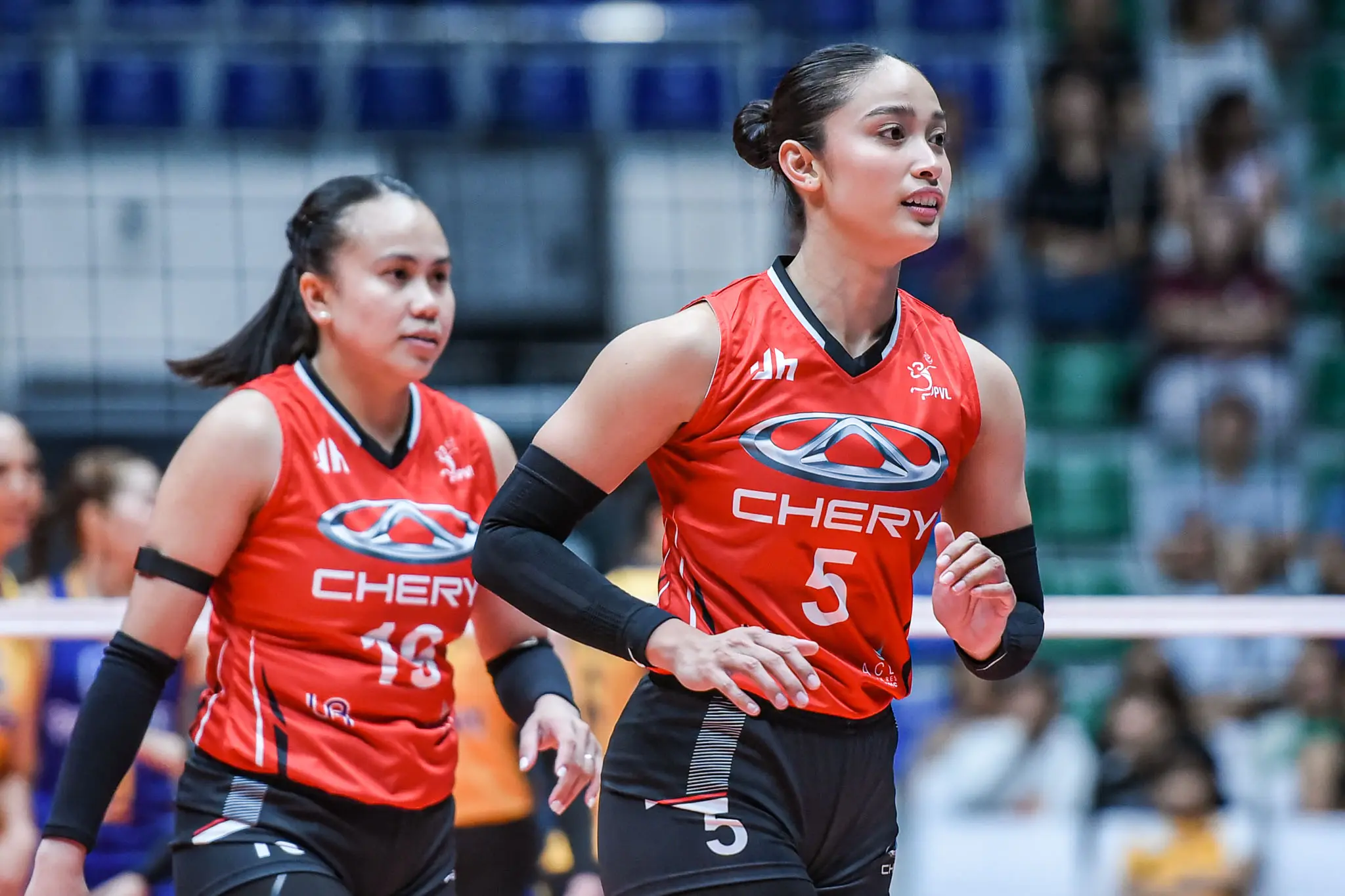 Imee Hernandez made her return to Chery Tiggo in the inaugural PVL on Tour.